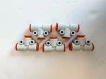 5 Pack- Smc Kq2t11-00a Push-to-connect Tube Fitting, Union Tee, 3/8. Fixed Price $32.50.
