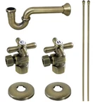 Kingston Brass Kpk203 Gourmet Scape Plumbing Supply Kit 1-1/2" P-trap 1/2". Fixed Price $134.99.