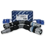 Adapter Set Flat Face Coupler Iso 16028 Converts 1/2 Body To 3/8 Tl144. Fixed Price $129.97.