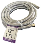 Ez-fluid 12-inches Refrigerator Ice Maker Water 12 Inches, Stainless Steel. Fixed Price $15.25.