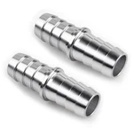 Cnraqr 5/8" Hose Barb Splice Coupler Repair Fitting 5/8"x5/8", Silver. Fixed Price $14.76.
