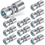 Blulu 12 Pcs 3/8 Hose X Jic 37 Hydraulic Fittings Female Coupling E.... Fixed Price $86.51.