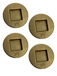 Qty 4 2-1/2 In. Ips Countersunk Square Head Brass Plug Pfbp5csk Fits Proflo. Fixed Price $20.38.