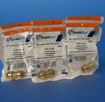 (3)sharkbite U004lfa 1/4" X Straight Coupling Push-to-connect Brass Fitting. Fixed Price $22.00.