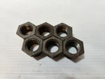 6 Pcs Ward 1xe.bb Malleable Black Iron Hex Bushing Fitting 1" Mnpt X 3/4" Fnpt. Fixed Price $25.00.