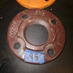B&o Dodge Cast Iron Floor Flange F14000 No.30 Npt Female X Threaded Works. Fixed Price $23.32.