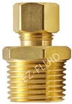 1 Pcs 1/4 Comp X 1/2 Mip Lf Brass Compression Tube Fitting Safe Reducing Union. Fixed Price $20.06.