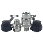 Kze-b-02 1/4'' Npt Set 10,000psi High Pressure Hydraulic Quick Connect Coupli.... Fixed Price $33.11.