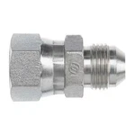 2x) 6504-04-04 Brennan Hydraulic Adapter Fitting 1/4" Male X Fem 37 Deg Swivel. Fixed Price $15.99.