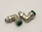 Parker W169plp-6-2 (lot Of 2) Prestolock Swivel Elbow 90 Deg 3/8" Tube X 1/8"npt. Fixed Price $15.99.