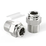 Tailonz Pneumatic 304 Stainless Steel Male Straight 1/4 Inch Tube Od X 1/8 In.... Fixed Price $13.67.
