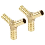 Toothed Reduction Pipe Fitting Y Shape Tube Connector 1/2"x3/8"x3/8" 2pcs. Fixed Price $11.13.