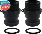 Bito 2pcs Camlock Fittings Poly Npt F-150 1-1/2" Type F Standard Couplings Cam L. Fixed Price $24.68.