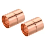 Meccanixity Straight Copper Coupling Fittings, 3/4 Inch Id Welding Joint For .... Fixed Price $14.05.
