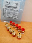 Lot Of 10 Smc Fittings Kqh07-35s Male Connector 1/4 Npt Port X Tube. Fixed Price $30.74.