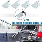 4 Pcs Car Gas Spring Mounting Bracket 10mm Ball Stud End Fitting Connect. Fixed Price $15.38.