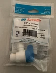 John Guest Speedfit Ppsv501222wp 3/8 In X 1/4 Nptf Female Elbow Shut Off. Fixed Price $6.97.