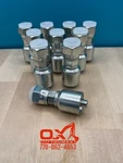 10 Parker Style 10643-8-6 Hydraulic Hose Crimp Fittings 3/8 X 1/2 Jic. Fixed Price $54.95.