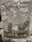 5pk) Parker A6mes6-mg Trueseal Fda 3/8 Push-to-connect X Male Swivel Elbow. Fixed Price $15.65.