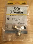 Shark Bite Sharkbite 1/4 Inch Pex Cpvc Copper Push X 90 Degree Elbow L. Fixed Price $12.00.