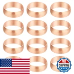 Patikil 20mm Tube Od Compression Sleeves Ferrules 12pcs Copper Ferrule Fitting. Fixed Price $16.04.