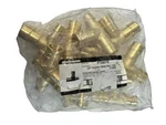 New 10 Pack Of Jones Stephens F76897b Lf 1 X 3/4 Brass Pex Tee Fitting F1960. Fixed Price $19.49.