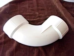 Charlotte Pipe 3" Pvc Dwv 90 Long Sweep Elbow Hub X New. Fixed Price $15.99.