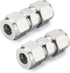 Metalwork Metric 304 Stainless Steel Compression Tube Fitting, Union, W/double F. Fixed Price $12.32.