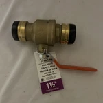 Sharkbite 1-1/2 Inch Ball Valve, Push To Connect Brass Plumbing Fitting, Uxlvb41. Fixed Price $74.97.