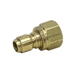 Lot Of 4) 3/8" Parker High Flow Unvalved Hydraulic Quick Couplings Brass Bst-n3. Fixed Price $29.28.