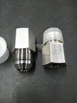 (lot Of 2) Parker 8-4 Gtx-ss Adapter Fitting Male 1/2" Jic-08 To Female 1/4" Npt. Fixed Price $25.00.