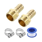 2 Piece Brass Pipe Fittings 9/16 " X G1/2 Male Thread. Fixed Price $9.39.