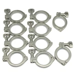 Qiimii Single Pin Heavy Duty 10 Pcs Tri Clamps With Wing Nut Ferrule Tc 2 Inc.... Fixed Price $76.97.
