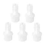 Plastic Hose Barb Fitting 1/2" To Male Thread White Adapter Union Fitt. Fixed Price $14.90.