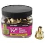 Apollo 1/2 In. Brass Pex-b Barb X Fnpt Adapter Pro Pack (25-pack). Fixed Price $40.00.
