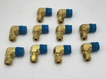 *lot Of 10* Swagelok B-400-2-6 Brass Tube Elbow 90deg; 1/4" X 3/8npt *free Ship*. Fixed Price $39.99.