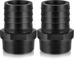 2 Pieces Pvc Tube Fitting Adapter Barbed Hose Fittings X Npt Male(2",blac. Fixed Price $25.99.