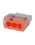 Ideal 30-1033 In-sure Push-in Wire Connectors - 3 Port Orange Box Of 100. Fixed Price $15.00.