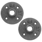 Uxcell 2 Pack Industrial Pipe Floor Flange, Iron Fittings, 1/2 Inch. Fixed Price $15.78.