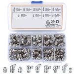 Youyidun - 60pcs Metric Grease Fittings Kit,straight And 6mm, 8mm, 10mm. Fixed Price $12.40.