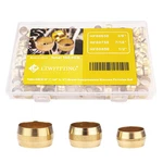 Ltwfitting Assortment Kit 3/8 7/16 1/2 Inch Od Compression Sleeves Ferrules, Bra. Fixed Price $39.09.