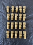 Lot Of 20 Parker Fluid Connectors 68c-6-4 Male Connector. Fixed Price $30.00.