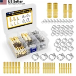 Brintek 30pcs Brass Hose Barb Fittings Splicer Mender 3/16 1/4 5/16. Fixed Price $39.02.