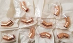 10 Nibco 606-cb 3/4" X 45 Degree Copper Solder Pressure Elbow 9042900cb. Fixed Price $24.50.