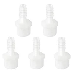 Plastic Hose Barb Fitting 1/2" To 3/4" Male Thread White Adapter Union Fitt. Fixed Price $15.70.