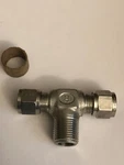 Hoke Gyrolok 6ttm6316 3/8" Od Tube Npt Male Branch Tee Ss Fitting. Fixed Price $8.00.
