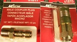 2pc Big 1/2" Milton Air Hose Coupler Set Made In Usa Solid Steel Quick "g" Inch. Fixed Price $39.99.