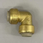 Jones Stephens Plumbite 90 Elbow Push On 1/2"x1/2" Brass C77425lf. Fixed Price $8.96.