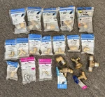 Misc Lot Sharkbite & Apollo Elbows Tees Adapters Plumbing Fittings. Fixed Price $125.00.