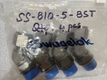 New, Swagelok Ss-810-5-8st, Elbow Positionable 1/2" X 45 , Bag Of 4pcs.. Fixed Price $240.00.